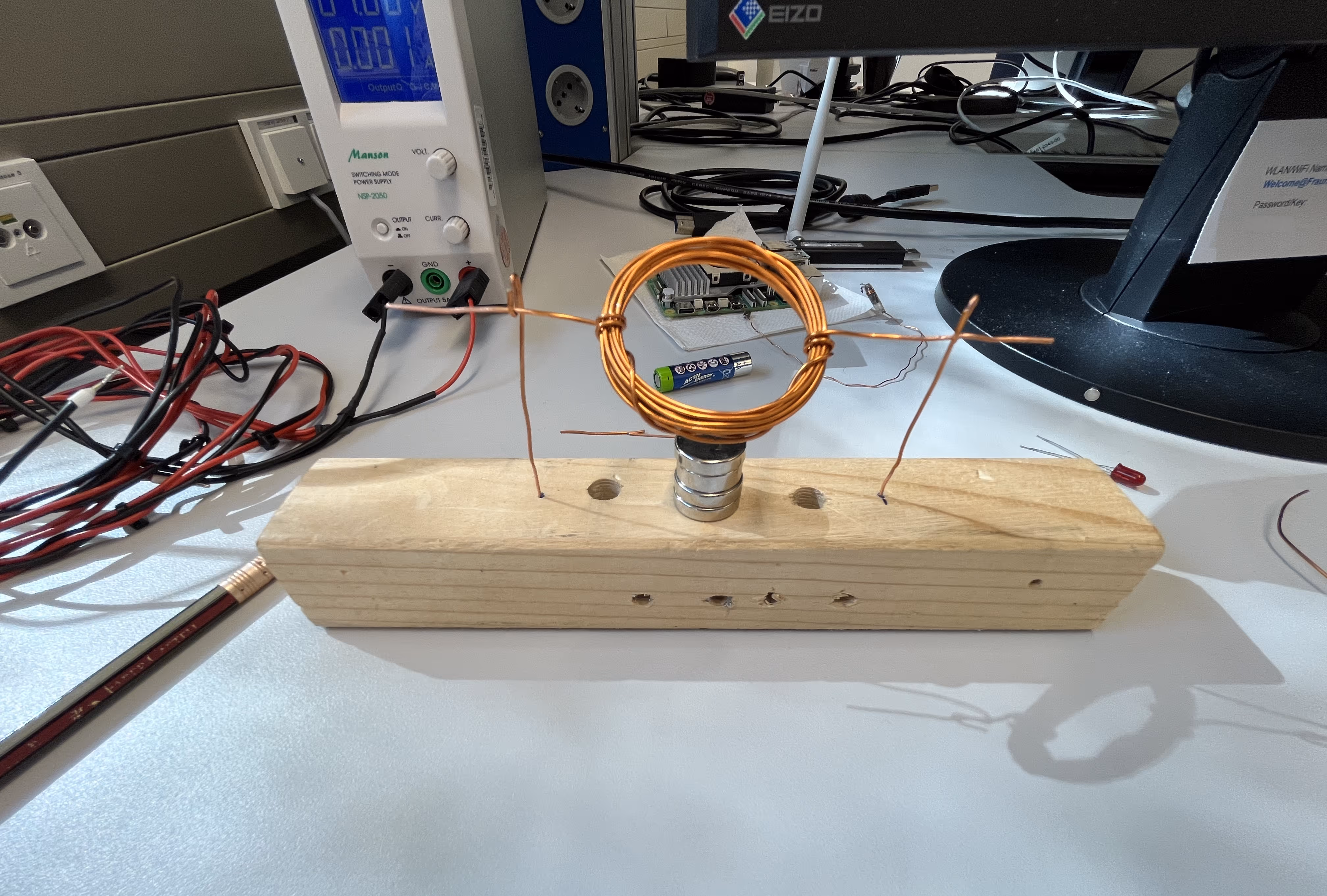 Basic brushless motor test